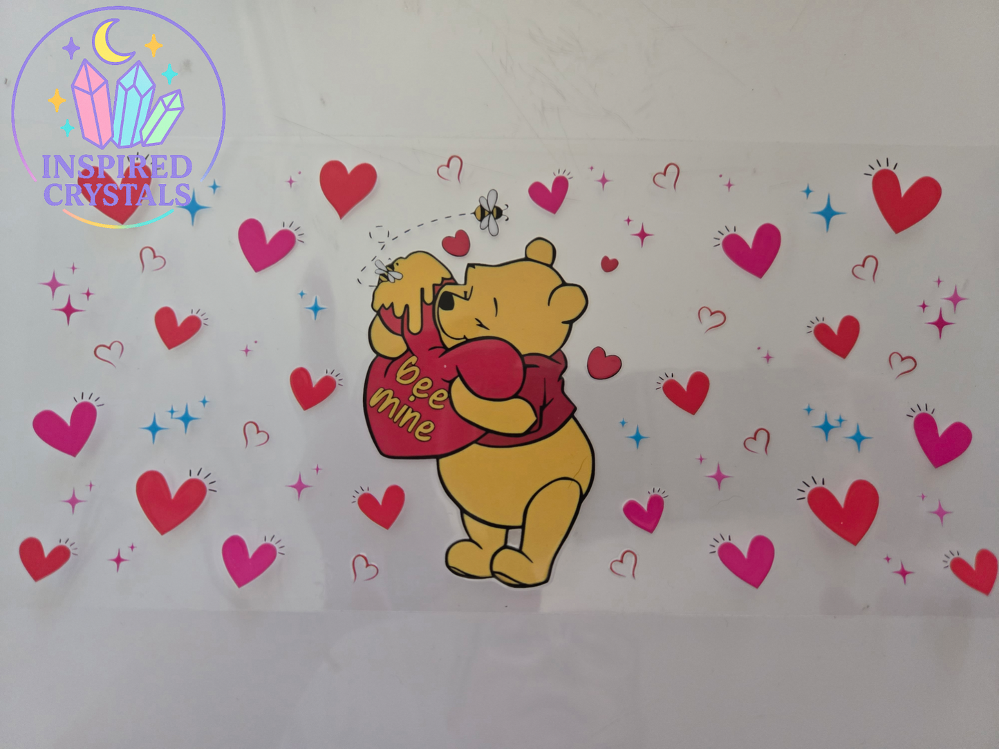 Honeybear hearts uvdtf wrap