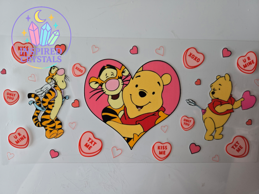 Honeybear heart uvdtf wrap