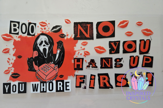 Scary, horror uvdtf wrap