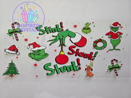 Christmas stink stank uvdtf wrap