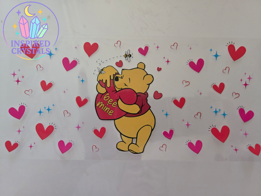 Honeybear hearts uvdtf wrap