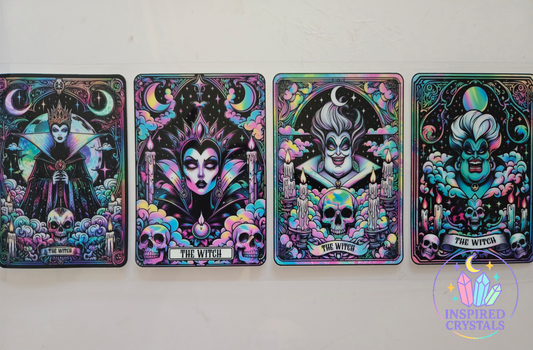 Fantasy inspired tarot card uvdtf wrap