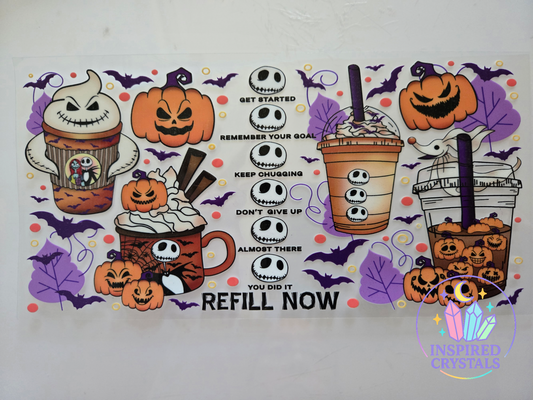 Halloween refill me uvdtf wrap